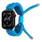 Stretch Plain Silicone Bean Watch Band For Apple Watch SE 2023 40mm(Sky Blue) - 1