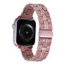 3-Beads Stripe Metal Watch Band For Apple Watch Ultra 49mm(Rose Pink) - 1