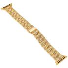 3-Beads Stripe Metal Watch Band For Apple Watch Series 10 46mm(Gold) - 2