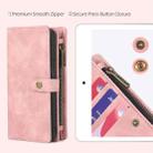 For iPhone 7 Plus / 8 Plus Zipper Wallet Detachable MagSafe Leather Phone Case(Pink) - 2