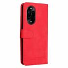 For Huawei nova 13 Pro Skin Feel Life Tree Metal Button Leather Phone Case(Red) - 3