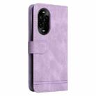 For Huawei nova 13 Pro Skin Feel Life Tree Metal Button Leather Phone Case(Purple) - 3