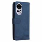 For Huawei nova 13 / nova 12 Skin Feel Life Tree Metal Button Leather Phone Case(Blue) - 3