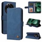 For OPPO Find X6 Pro Skin Feel Life Tree Metal Button Leather Phone Case(Blue) - 1