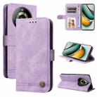 For Realme 11 Skin Feel Life Tree Metal Button Leather Phone Case(Purple) - 1