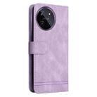 For Realme 11 4G Global Skin Feel Life Tree Metal Button Leather Phone Case(Purple) - 3