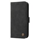 For Realme 11 4G Global Skin Feel Life Tree Metal Button Leather Phone Case(Black) - 2