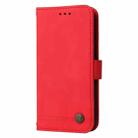 For Realme C63 / C61  / Note 60 Skin Feel Life Tree Metal Button Leather Phone Case(Red) - 2