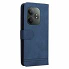 For Realme GT 6 / GT Neo6 SE Skin Feel Life Tree Metal Button Leather Phone Case(Blue) - 3