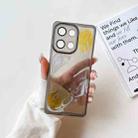 For OPPO Reno9 Oil Painting Electroplating TPU Phone Case(Grey) - 1