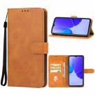 For OUKITEL C32 Leather Phone Case(Brown) - 1
