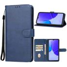 For OUKITEL C32 Leather Phone Case(Blue) - 1