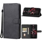 For OUKITEL K13 Pro Leather Phone Case(Black) - 1