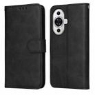 For Huawei nova 11 Classic Calf Texture Flip Leather Phone Case(Black) - 1