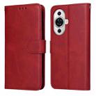 For Huawei nova 11 Pro Classic Calf Texture Flip Leather Phone Case(Red) - 1