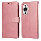 For Huawei nova 11 Pro Classic Calf Texture Flip Leather Phone Case(Rose Gold) - 1