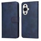 For Huawei nova 11 Pro Classic Calf Texture Flip Leather Phone Case(Blue) - 1