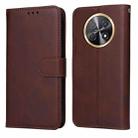 For Huawei Enjoy 60X Classic Calf Texture Flip Leather Phone Case(Brown) - 1