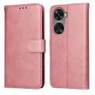For Huawei nova 11 SE Classic Calf Texture Flip Leather Phone Case(Rose Gold) - 1