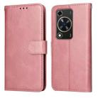 For Huawei Enjoy 70 Classic Calf Texture Flip Leather Phone Case(Rose Gold) - 1