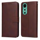 For Huawei nova 12 Classic Calf Texture Flip Leather Phone Case(Brown) - 1