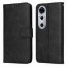 For Huawei nova 12 Pro Classic Calf Texture Flip Leather Phone Case(Black) - 1