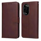 For Huawei nova 13 Pro Classic Calf Texture Flip Leather Phone Case(Brown) - 1