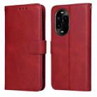 For Huawei nova 13 Pro Classic Calf Texture Flip Leather Phone Case(Red) - 1