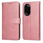 For Huawei nova 13 Pro Classic Calf Texture Flip Leather Phone Case(Rose Gold) - 1