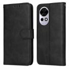 For Huawei nova 13 / nova 12 Classic Calf Texture Flip Leather Phone Case(Black) - 1