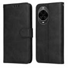 For Huawei nova 14 Classic Calf Texture Flip Leather Phone Case(Black) - 1