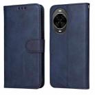 For Huawei nova 14 Classic Calf Texture Flip Leather Phone Case(Blue) - 1