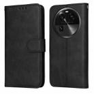 For OPPO Find X6 Classic Calf Texture Flip Leather Phone Case(Black) - 1