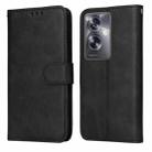 For OPPO A79 5G Classic Calf Texture Flip Leather Phone Case(Black) - 1