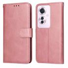 For OPPO Reno11 F Global / F25 Pro Global Classic Calf Texture Flip Leather Phone Case(Rose Gold) - 1