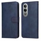 For OPPO K12 Classic Calf Texture Flip Leather Phone Case(Blue) - 1