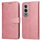 For OPPO K12 Classic Calf Texture Flip Leather Phone Case(Rose Gold) - 1