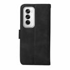 For OPPO Reno12 5G Global Classic Calf Texture Flip Leather Phone Case(Black) - 3