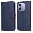 For OPPO A3x 4G / A3x 5G India Classic Calf Texture Flip Leather Phone Case(Blue) - 1