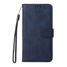 For OPPO Reno12 F 4G Classic Calf Texture Flip Leather Phone Case(Blue) - 2