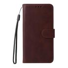 For OPPO Reno12 F 4G Classic Calf Texture Flip Leather Phone Case(Brown) - 2