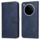 For OPPO Find X8 Classic Calf Texture Flip Leather Phone Case(Blue) - 1