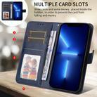 For OPPO Reno13 Global Classic Calf Texture Flip Leather Phone Case(Blue) - 3