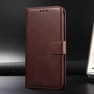 For OPPO Reno13 Global Classic Calf Texture Flip Leather Phone Case(Brown) - 2