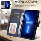 For OPPO Reno13 F 4G / 5G Classic Calf Texture Flip Leather Phone Case(Blue) - 3