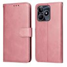 For Realme C53 / Narzo N53 Classic Calf Texture Flip Leather Phone Case(Rose Gold) - 1