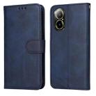 For Realme C67 4G Global Classic Calf Texture Flip Leather Phone Case(Blue) - 1