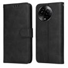 For Realme C67 Global / 11 5G Taiwan Version Classic Calf Texture Flip Leather Phone Case(Black) - 1