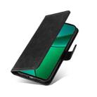 For Realme 12+ Classic Calf Texture Flip Leather Phone Case(Black) - 6