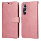 For Realme C65 4G Classic Calf Texture Flip Leather Phone Case(Rose Gold) - 1